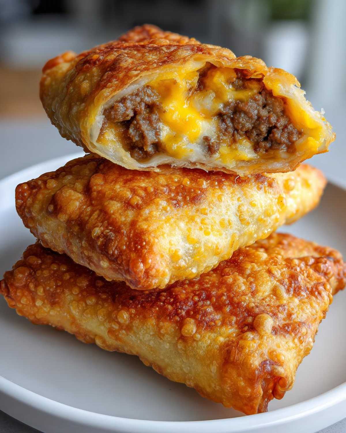 Air Fryer Cheeseburger Egg Rolls - detail 3
