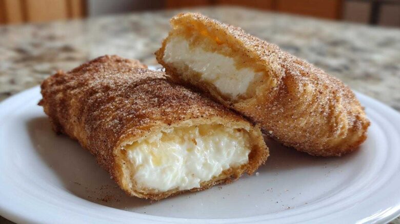 Air Fryer Cheesecake Chimichangas