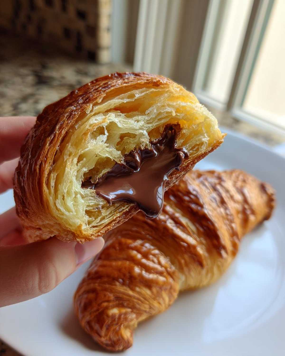 Air Fryer Chocolate Croissants - detail 3
