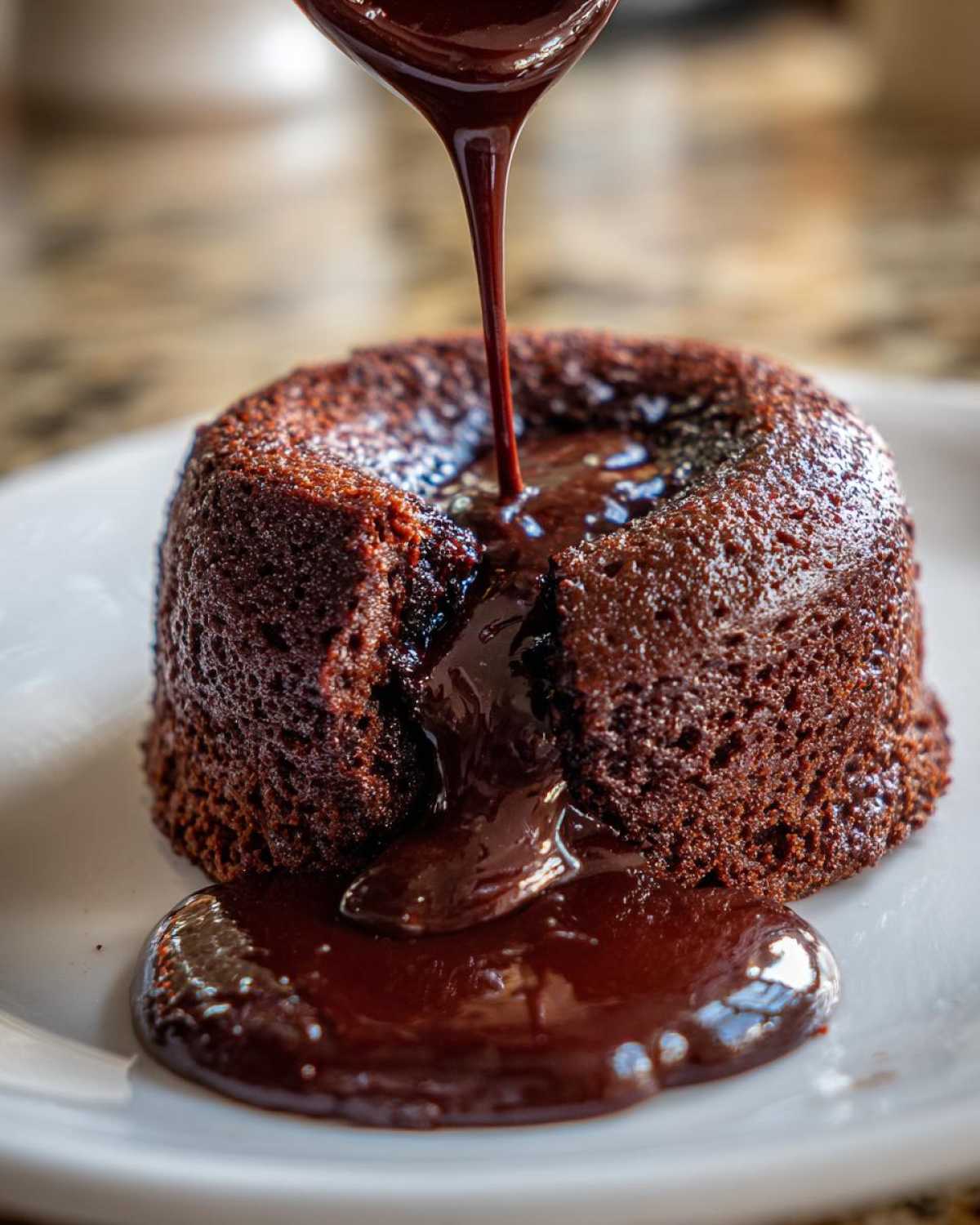 Air Fryer Chocolate Lava Cake - detail 2