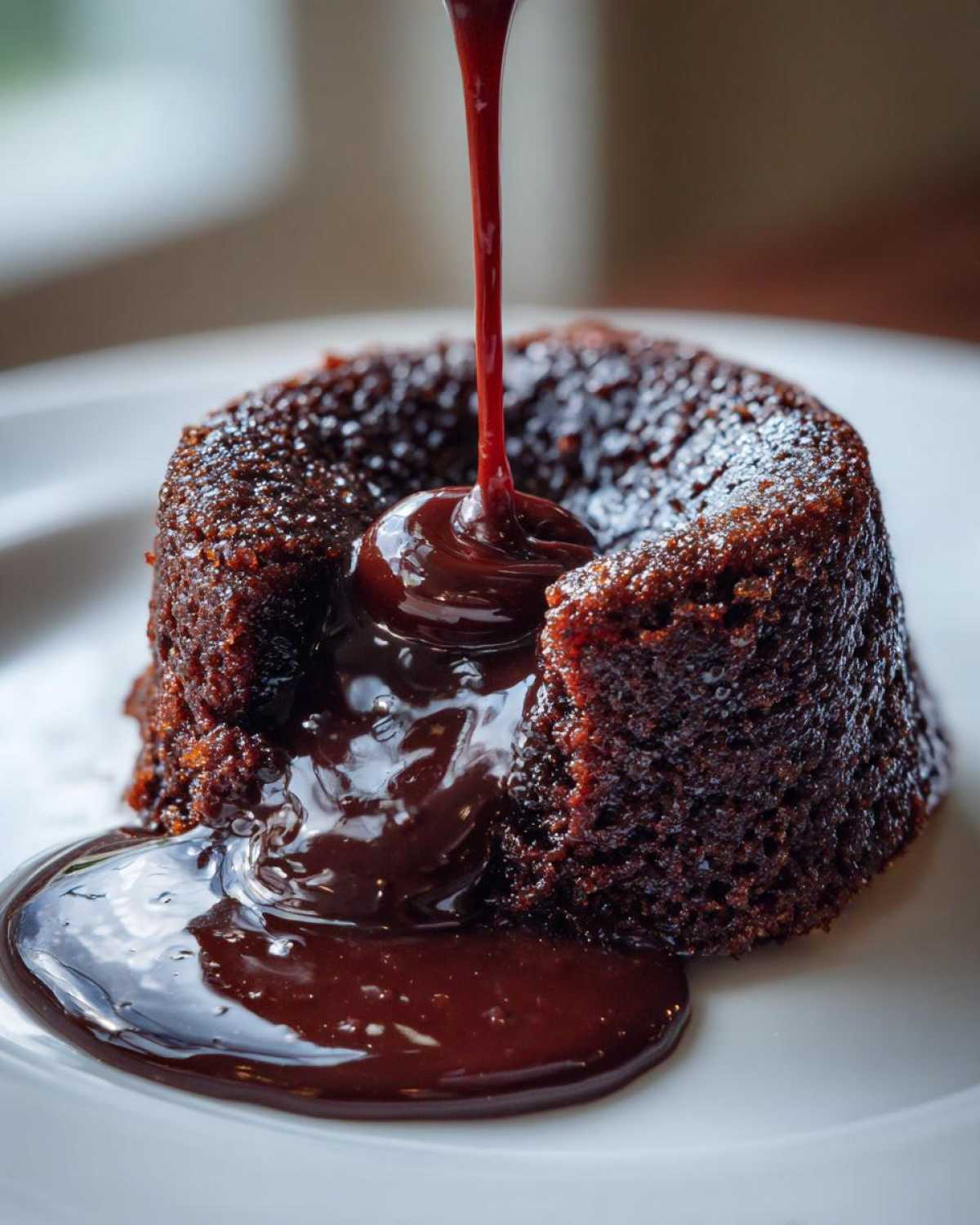 Air Fryer Chocolate Lava Cake - detail 3