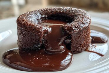 Air Fryer Chocolate Lava Cake