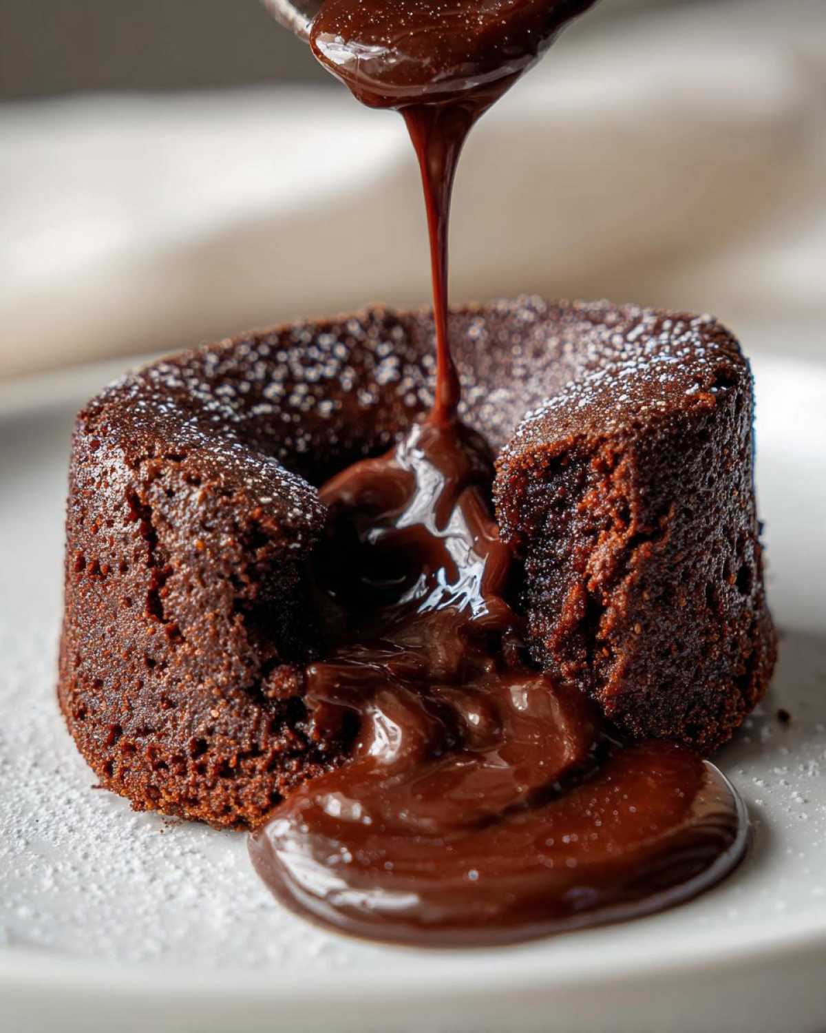 Air Fryer Chocolate Lava Cake - detail 4
