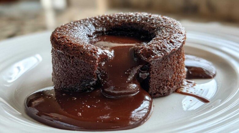 Air Fryer Chocolate Lava Cake