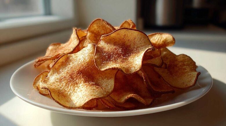 Air Fryer Cinnamon Apple Chips