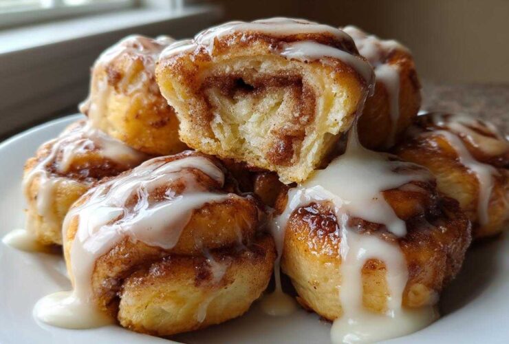 Air Fryer Cinnamon Roll Bites
