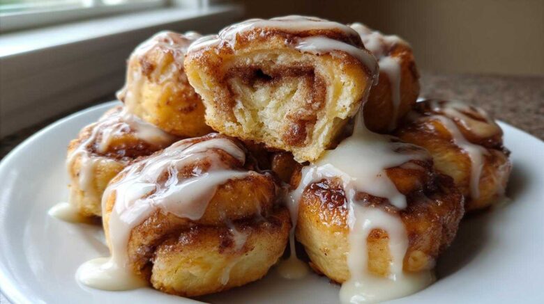 Air Fryer Cinnamon Roll Bites