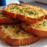Air Fryer Garlic Bread Toasts