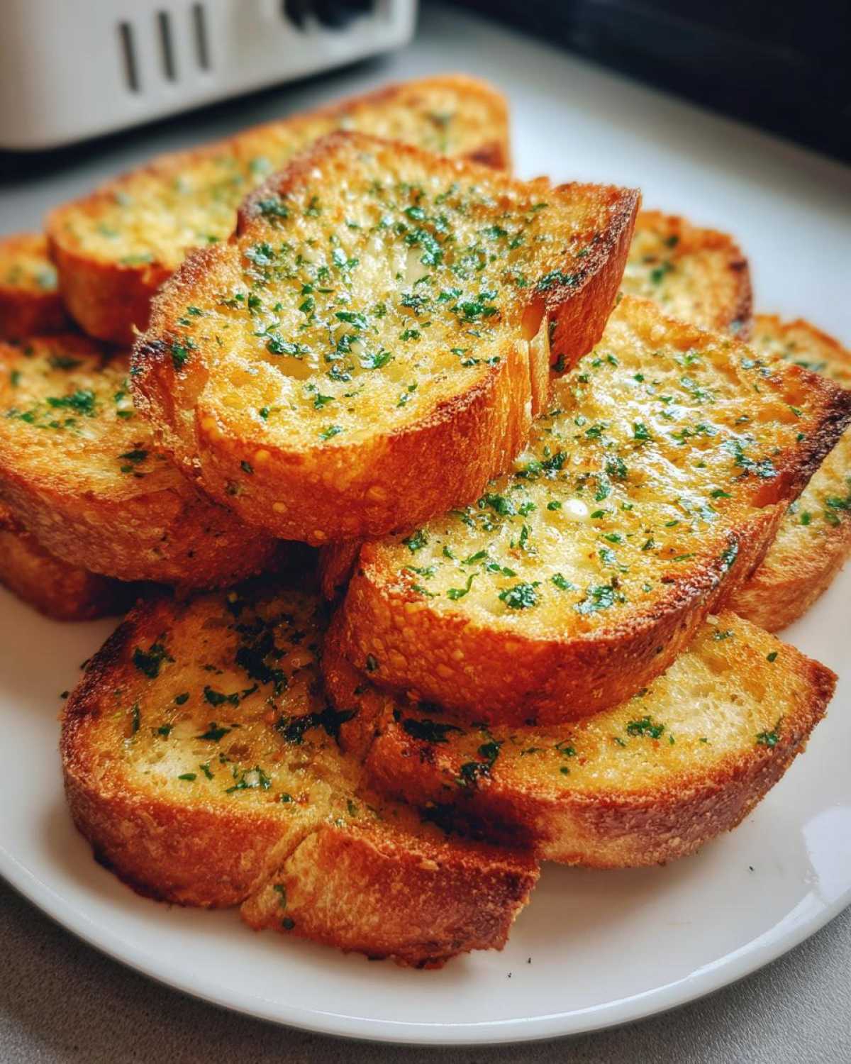 Air Fryer Garlic Bread Toasts - detail 2