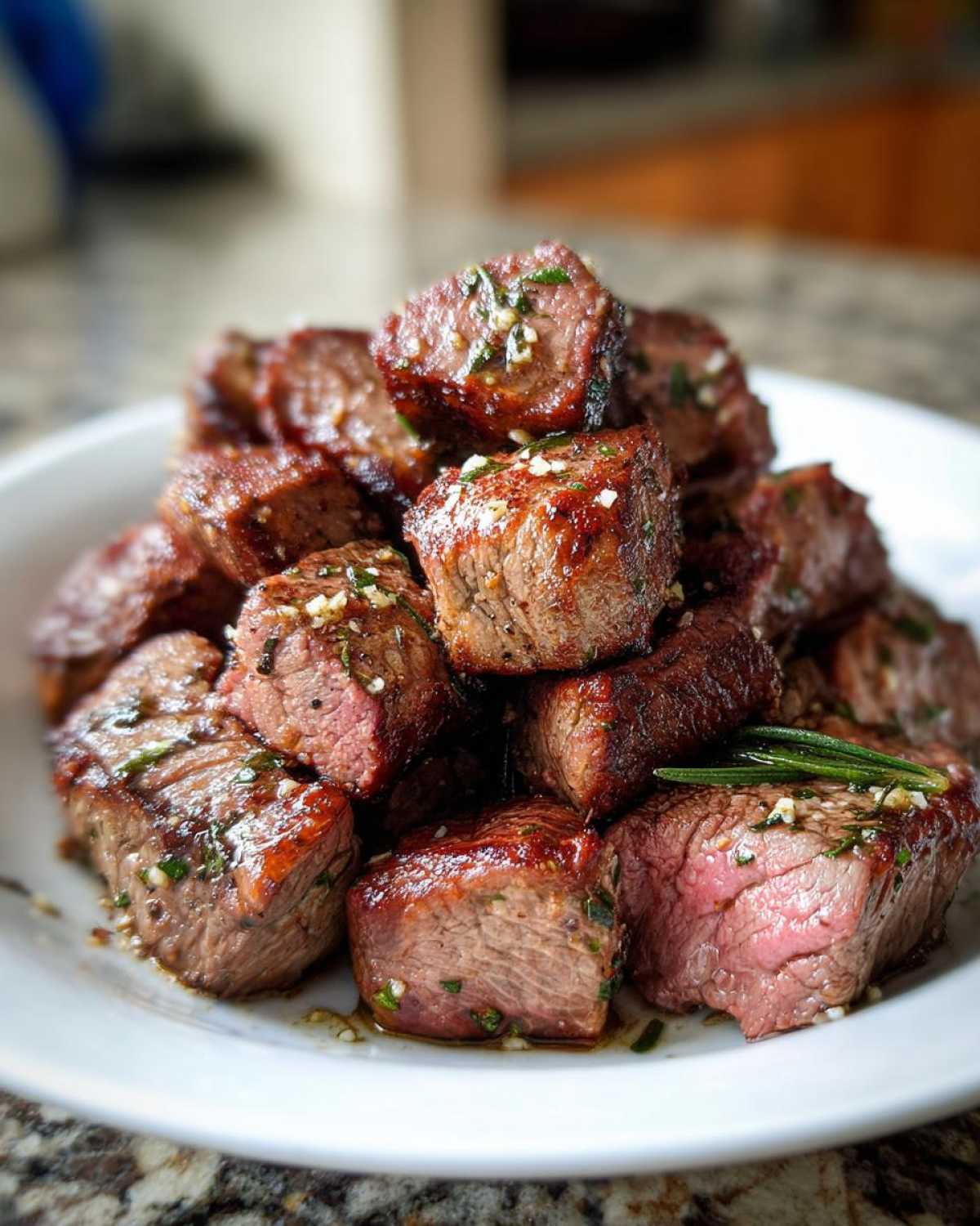 Air Fryer Garlic Steak Bites - detail 3