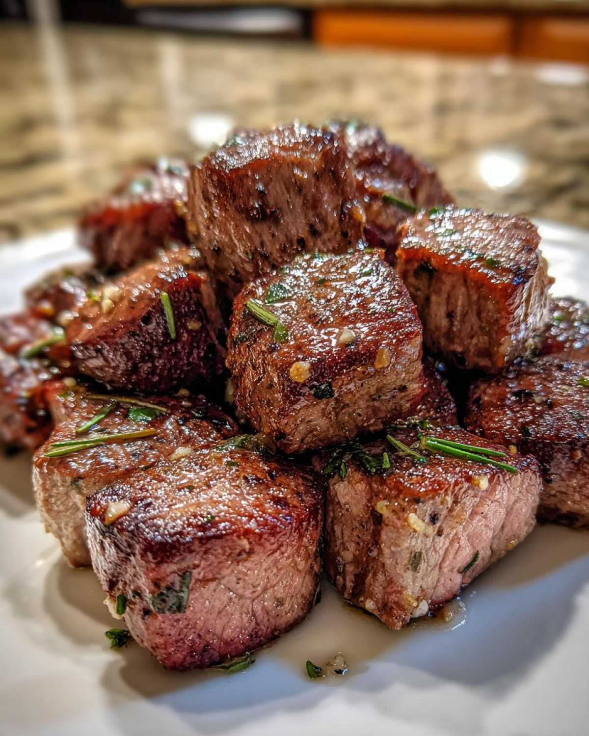 Air Fryer Garlic Steak Bites - detail 4