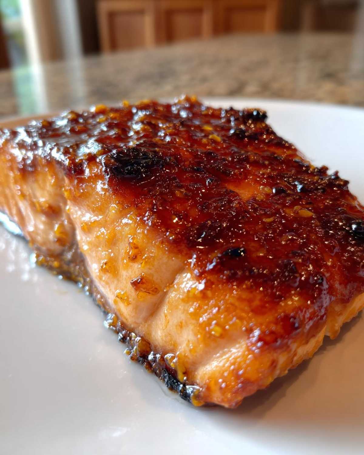 Air Fryer Honey Mustard Salmon - detail 1