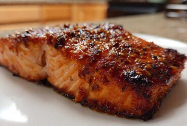 Air Fryer Honey Mustard Salmon