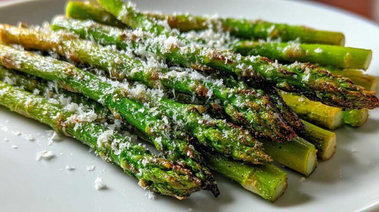 Air Fryer Parmesan Asparagus