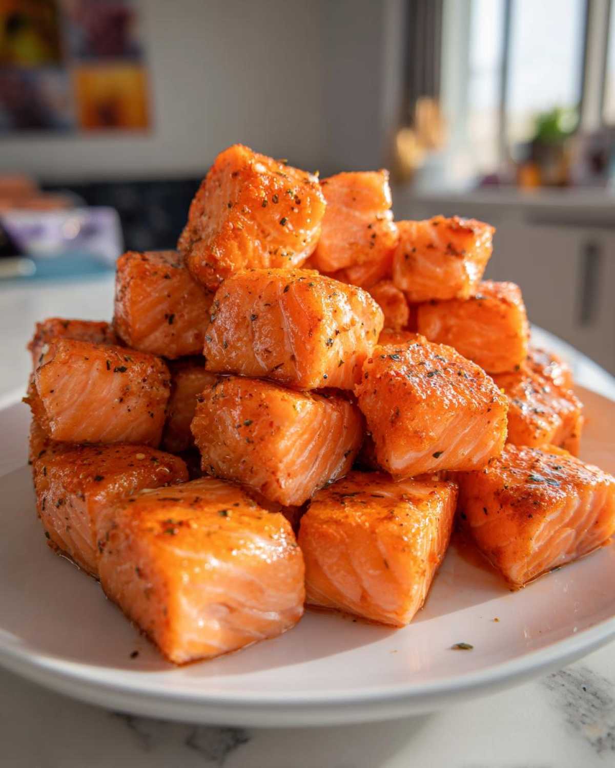 Air Fryer Salmon Bites - detail 2