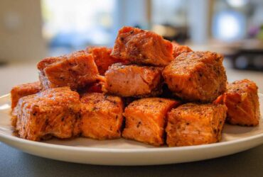 Air Fryer Salmon Bites