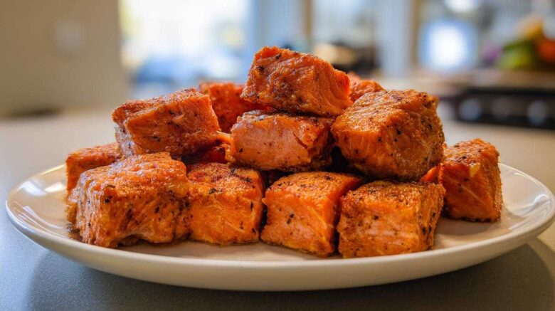 Air Fryer Salmon Bites