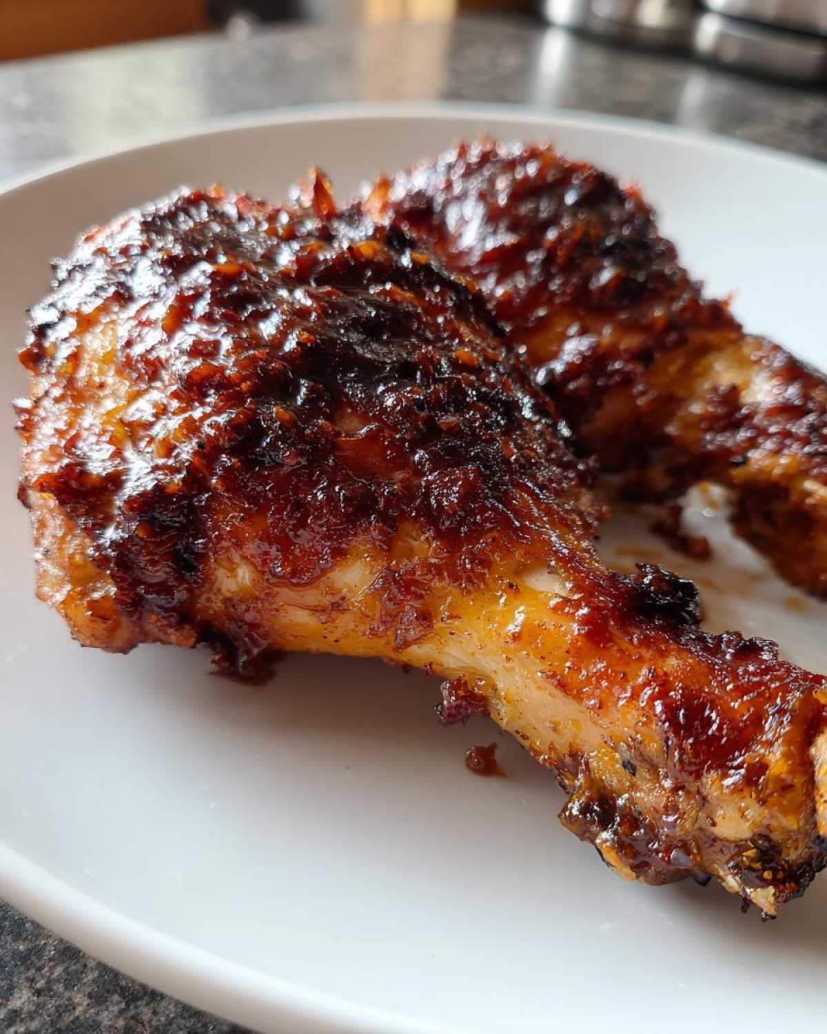 Baked BBQ Chicken Drumsticks - detail 1