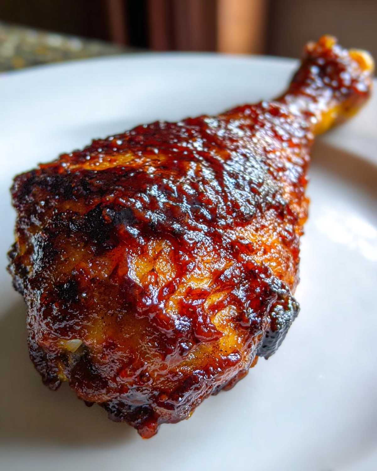 Baked BBQ Chicken Drumsticks - detail 2