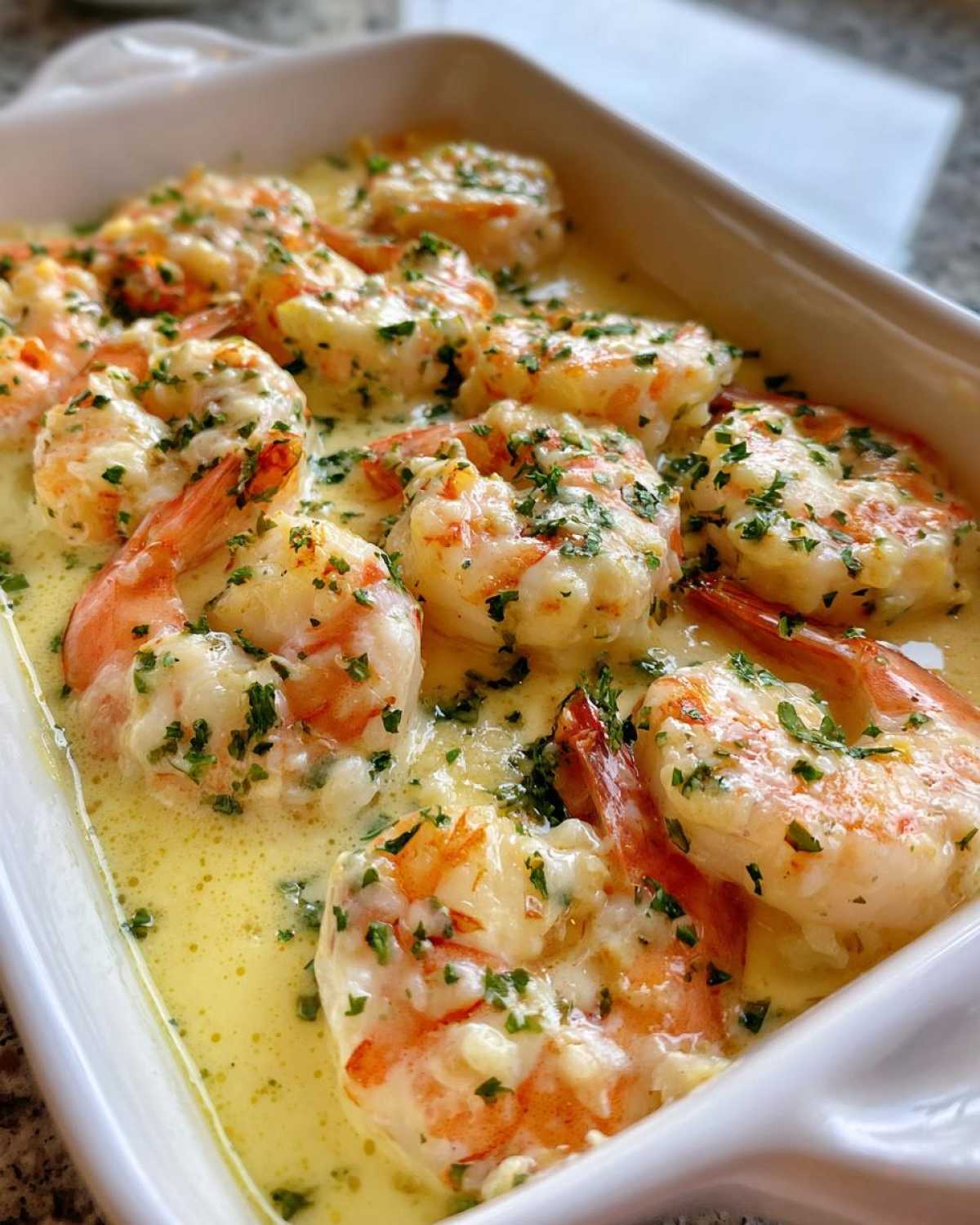 Baked Creamy Garlic Shrimp - detail 1