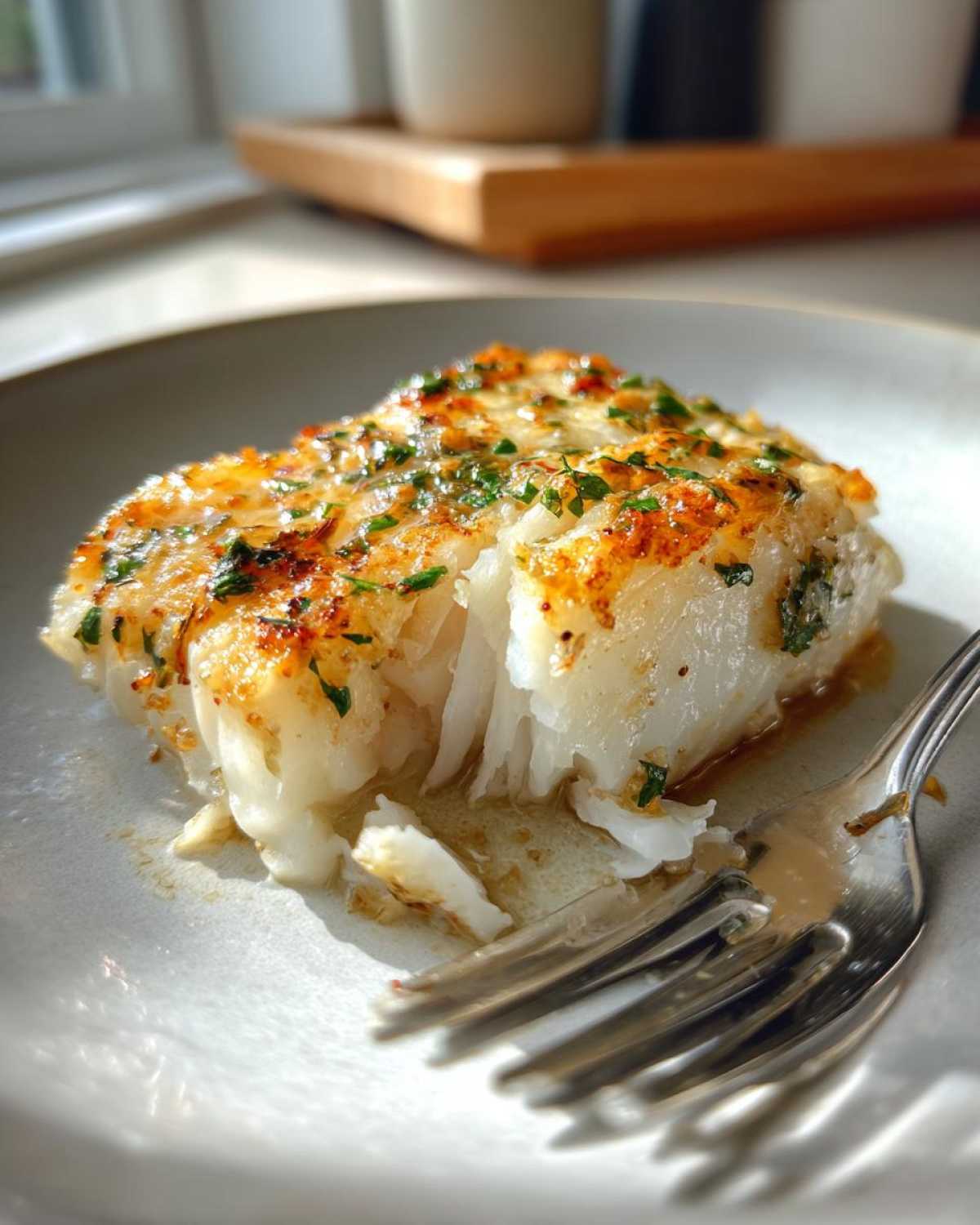 Baked Garlic Butter Cod - detail 1
