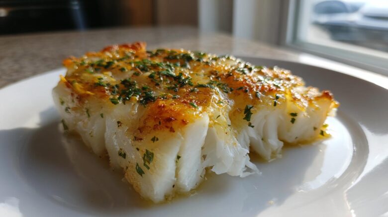 Baked Garlic Butter Cod