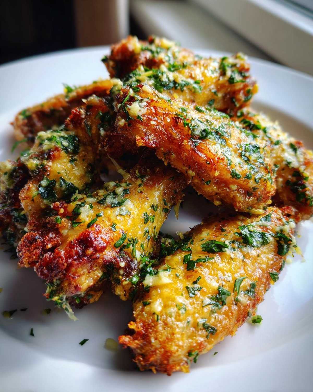 Baked Garlic Parmesan Wings - detail 4