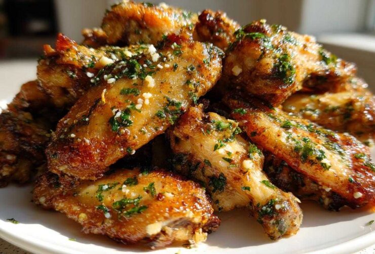 Baked Garlic Parmesan Wings