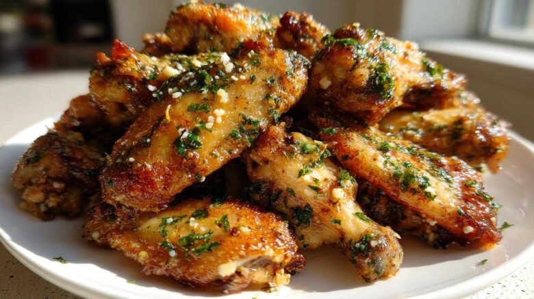 Baked Garlic Parmesan Wings