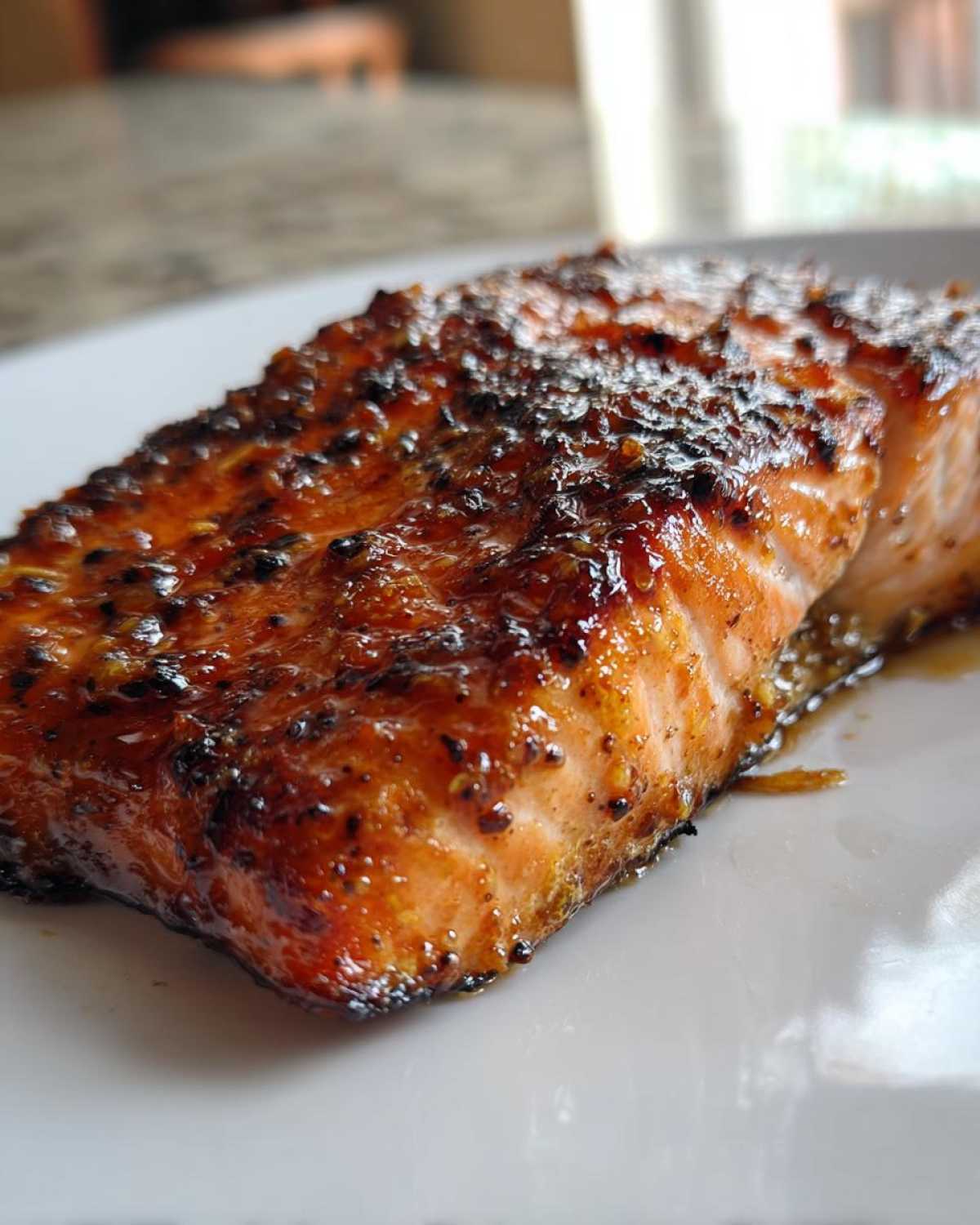 Baked Maple Dijon Salmon - detail 1