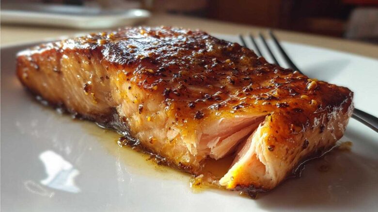 Baked Maple Dijon Salmon