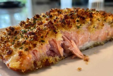 Baked Parmesan Crusted Salmon
