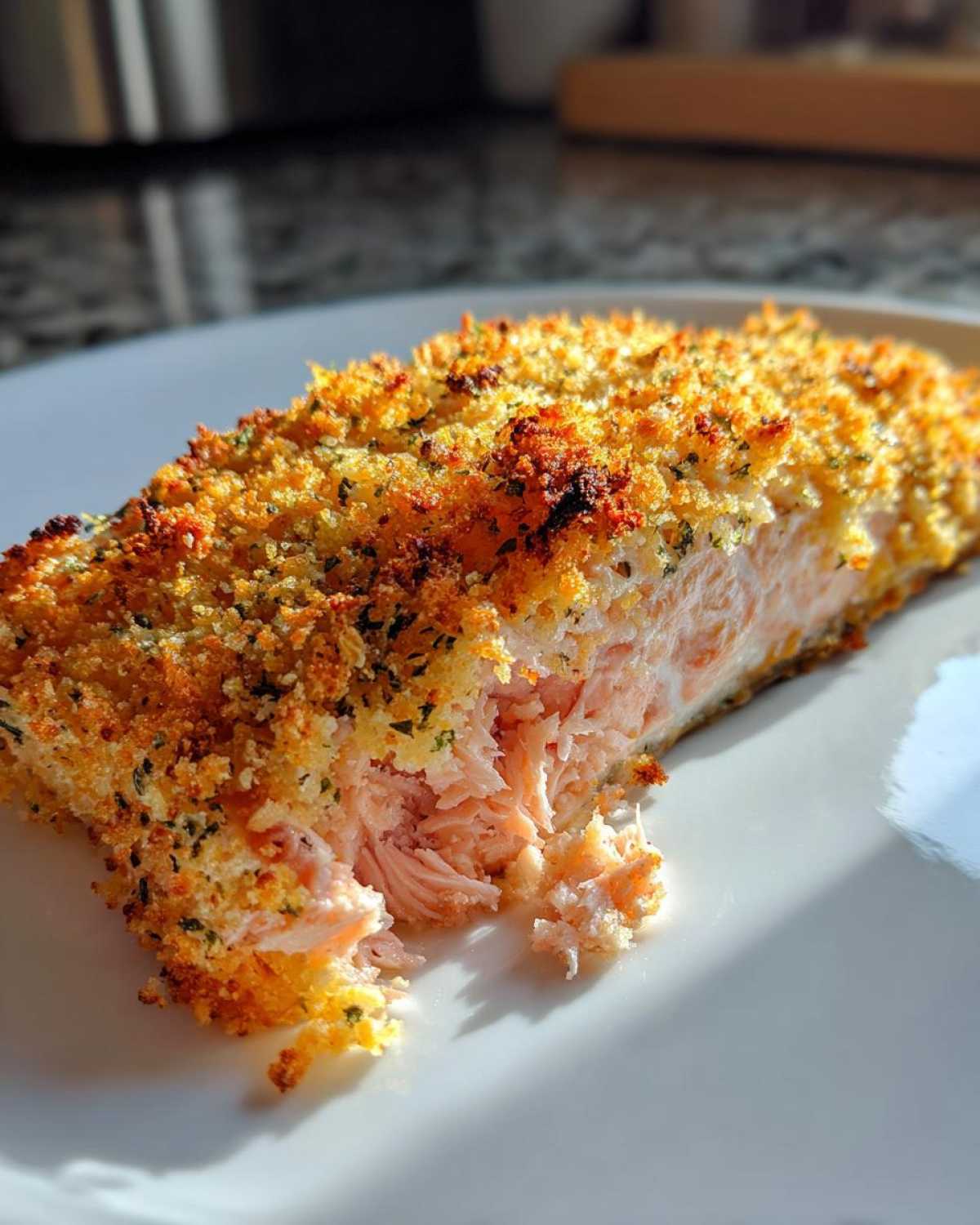 Baked Parmesan Crusted Salmon - detail 4