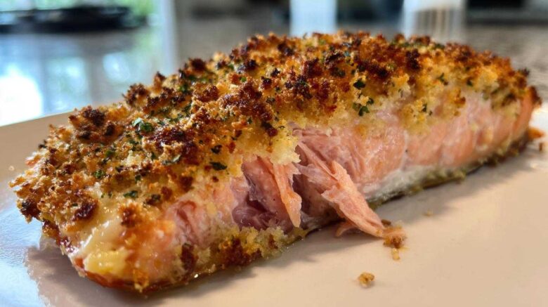 Baked Parmesan Crusted Salmon