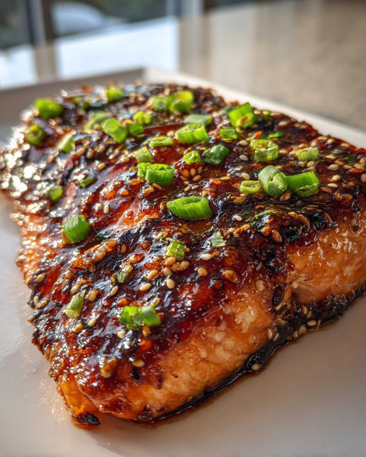 Baked Teriyaki Salmon - detail 2