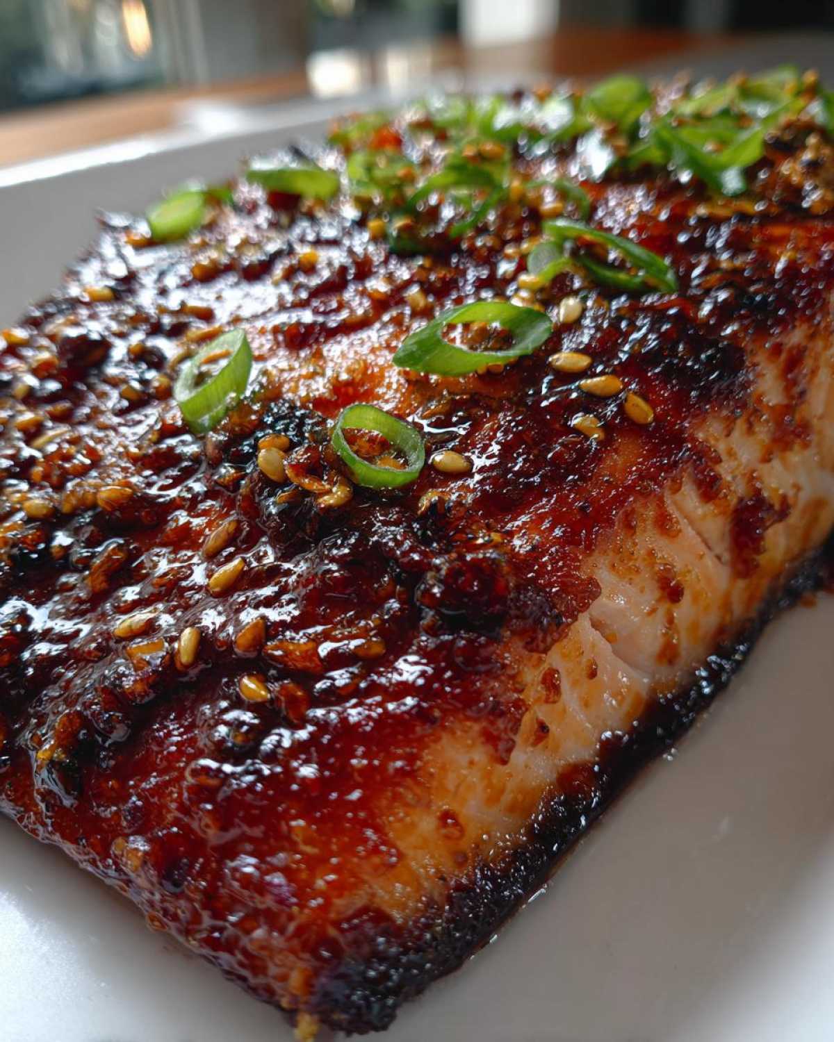 Baked Teriyaki Salmon - detail 3