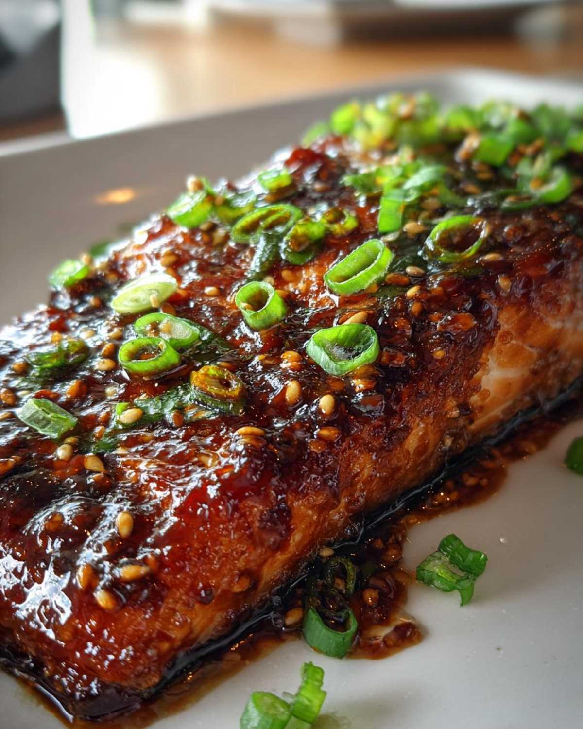 Baked Teriyaki Salmon - detail 4