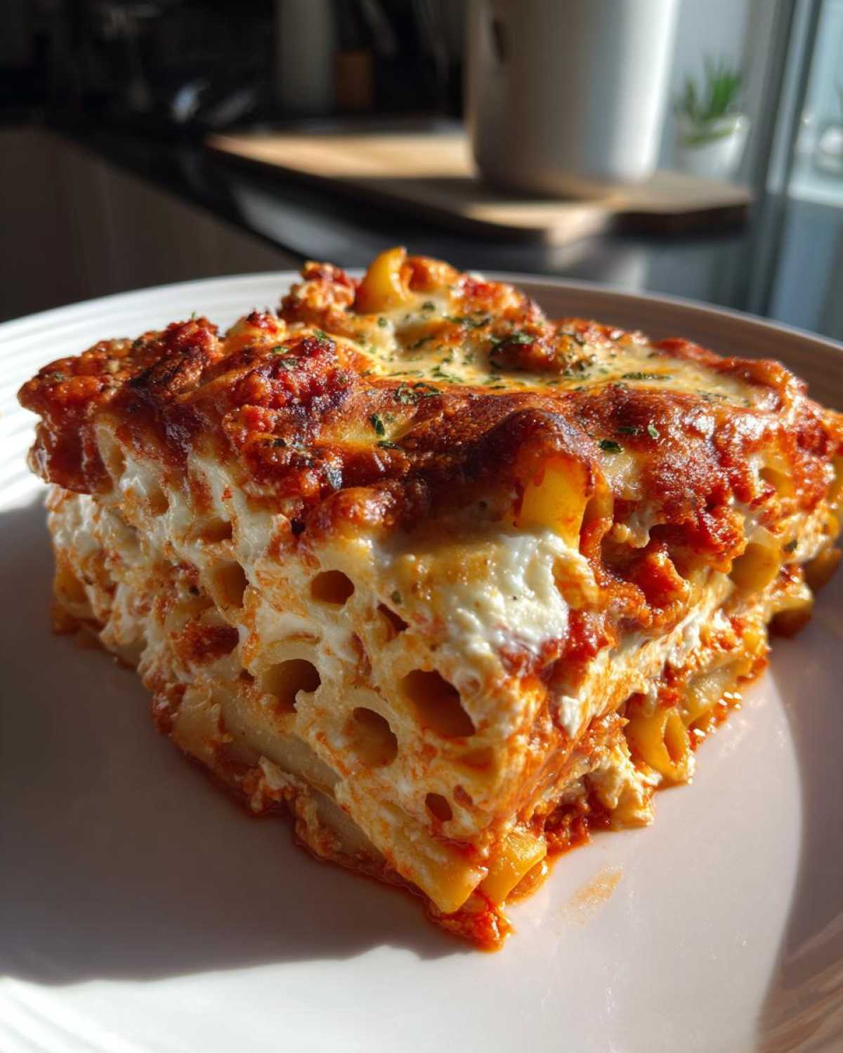 Baked Ziti with Ricotta - detail 1