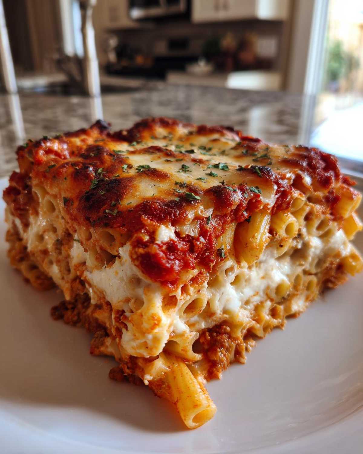 Baked Ziti with Ricotta - detail 2