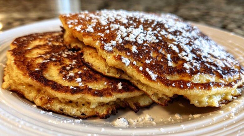 Banana Oat Blender Pancakes