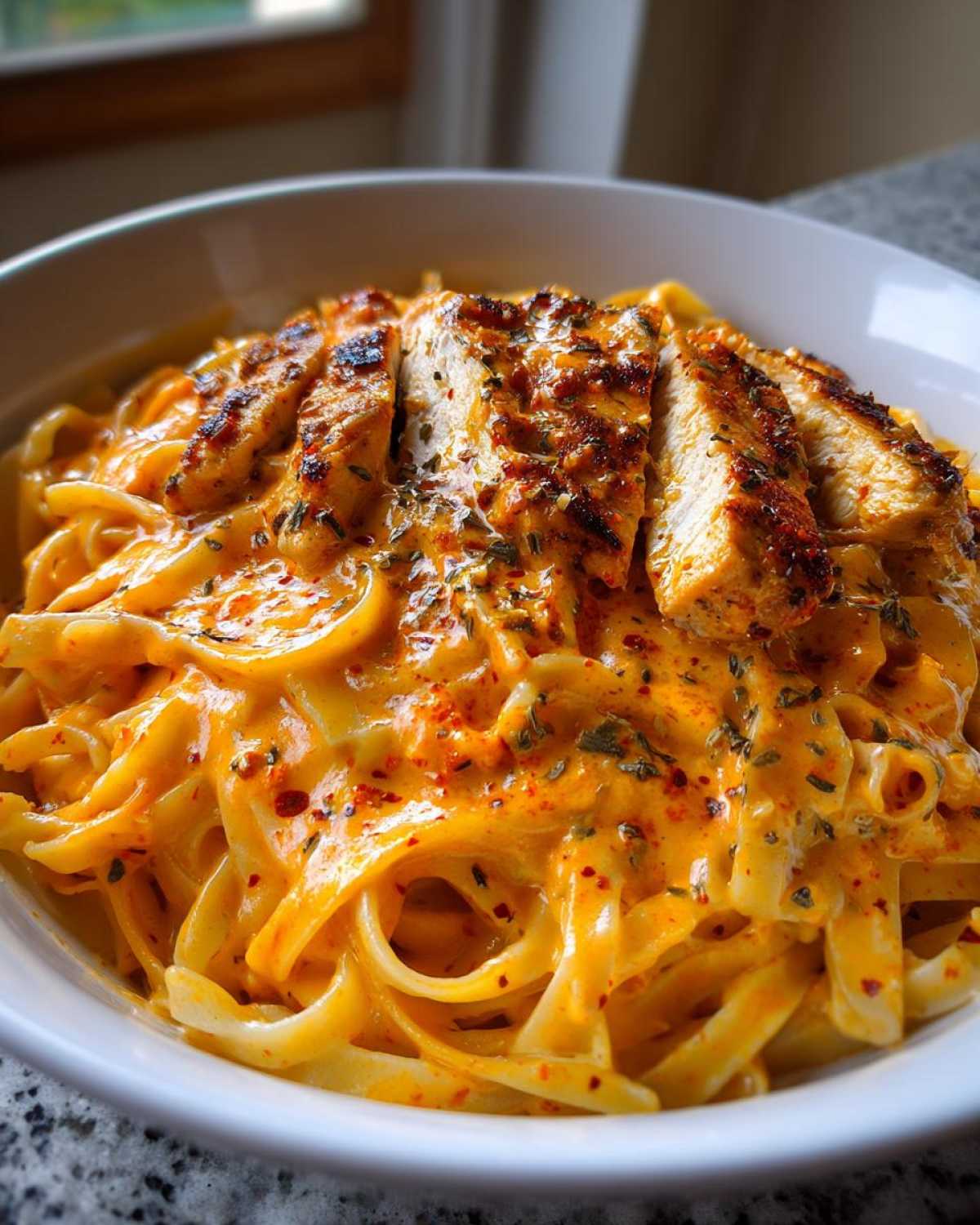 Creamy Cajun Chicken Alfredo - detail 1