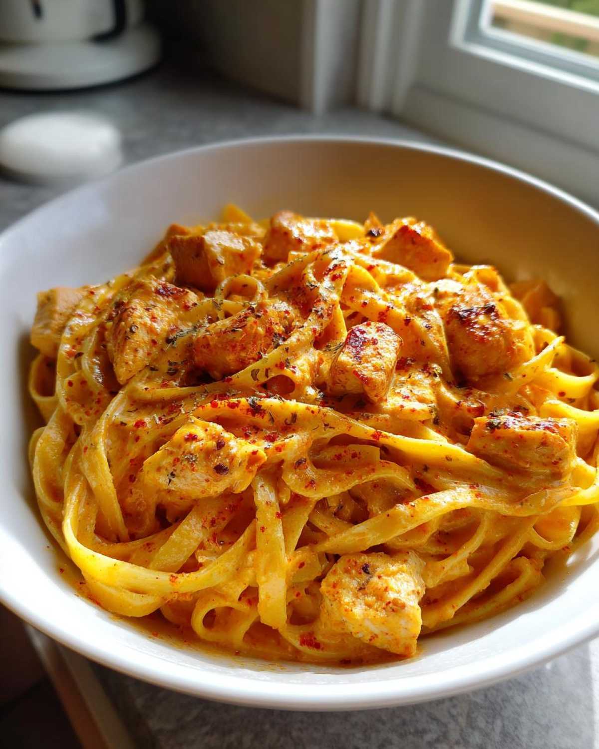 Creamy Cajun Chicken Alfredo - detail 2