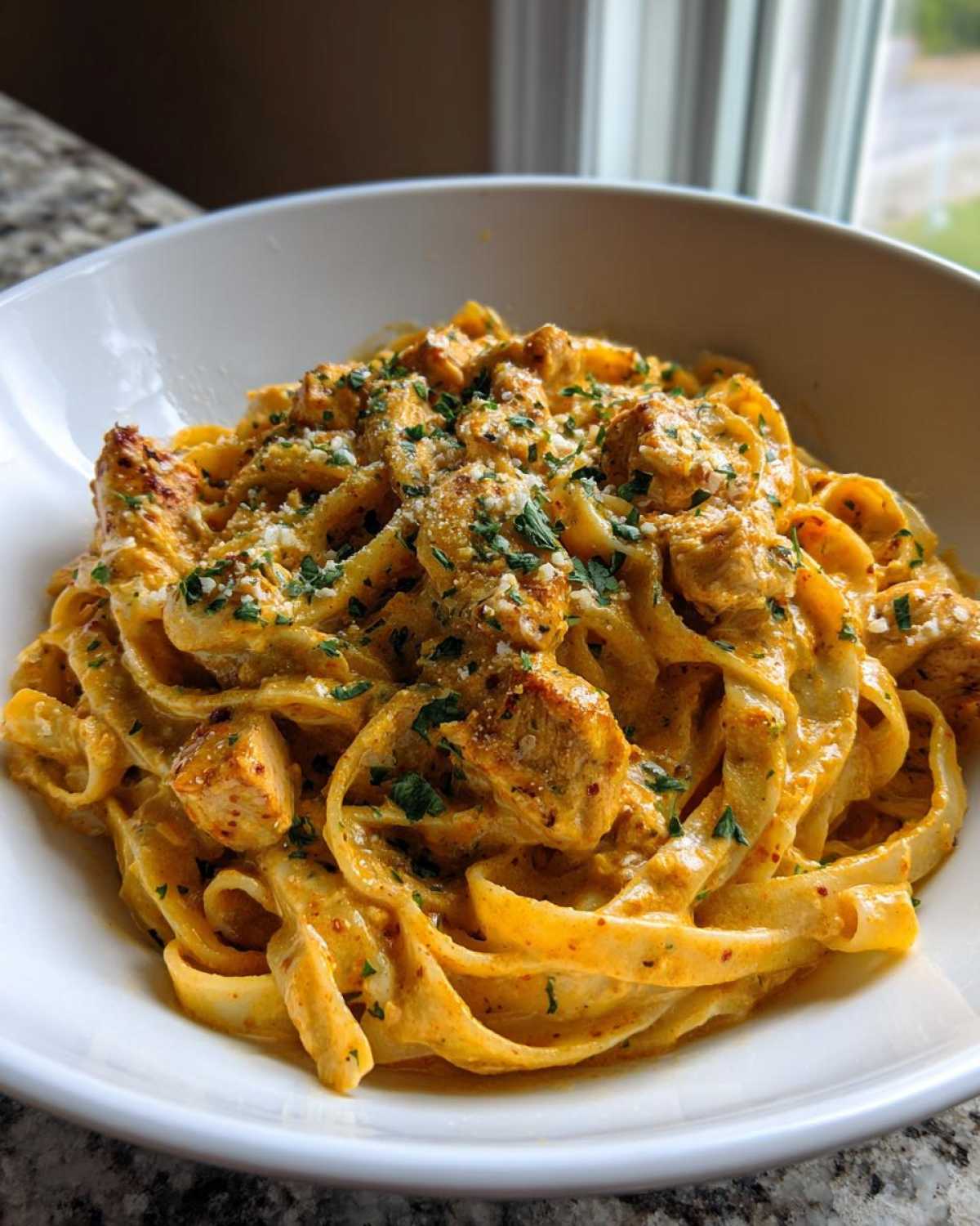 Creamy Cajun Chicken Alfredo - detail 4