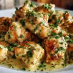 Creamy Garlic Chicken Bites