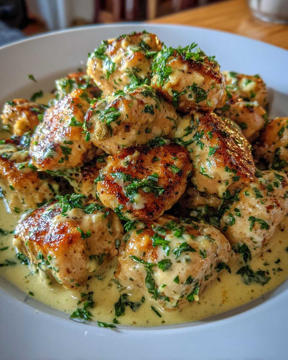 Creamy Garlic Chicken Bites - detail 2