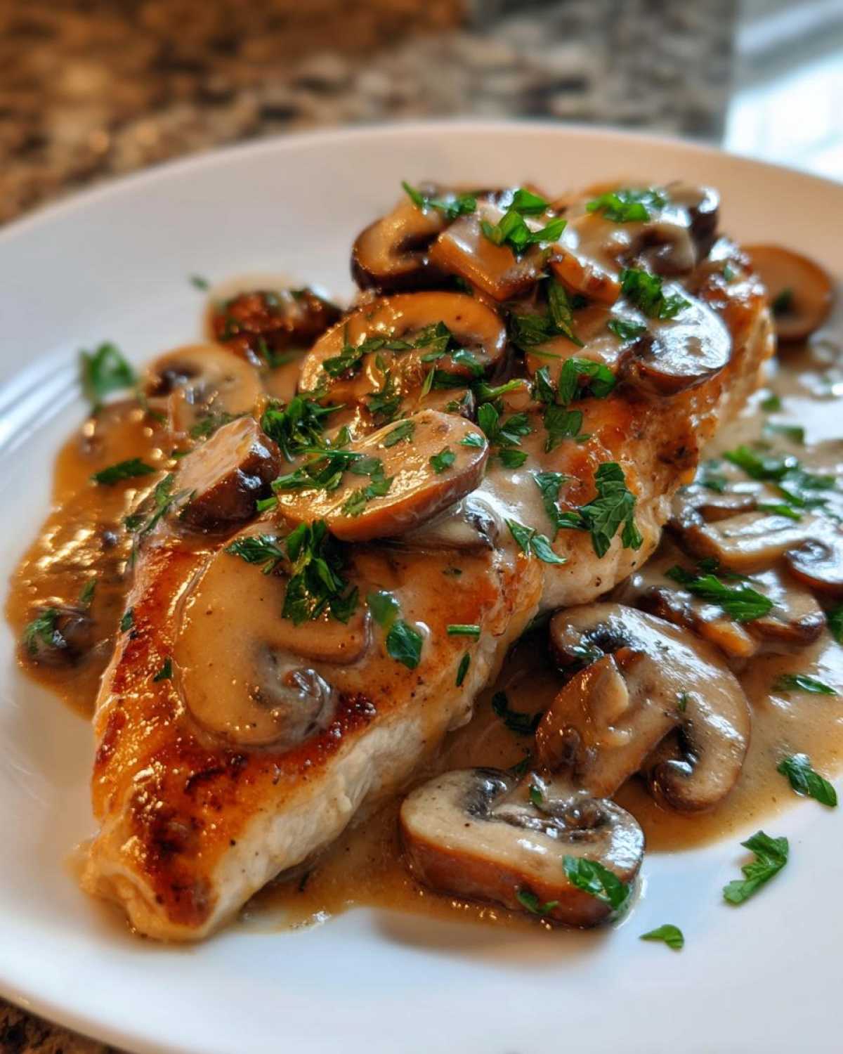 Creamy Garlic Mushroom Chicken - detail 1
