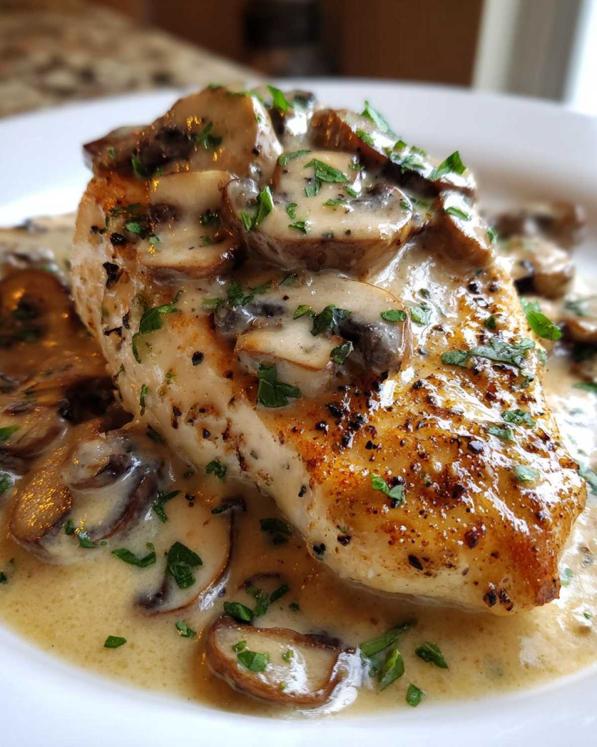 Creamy Garlic Mushroom Chicken - detail 2