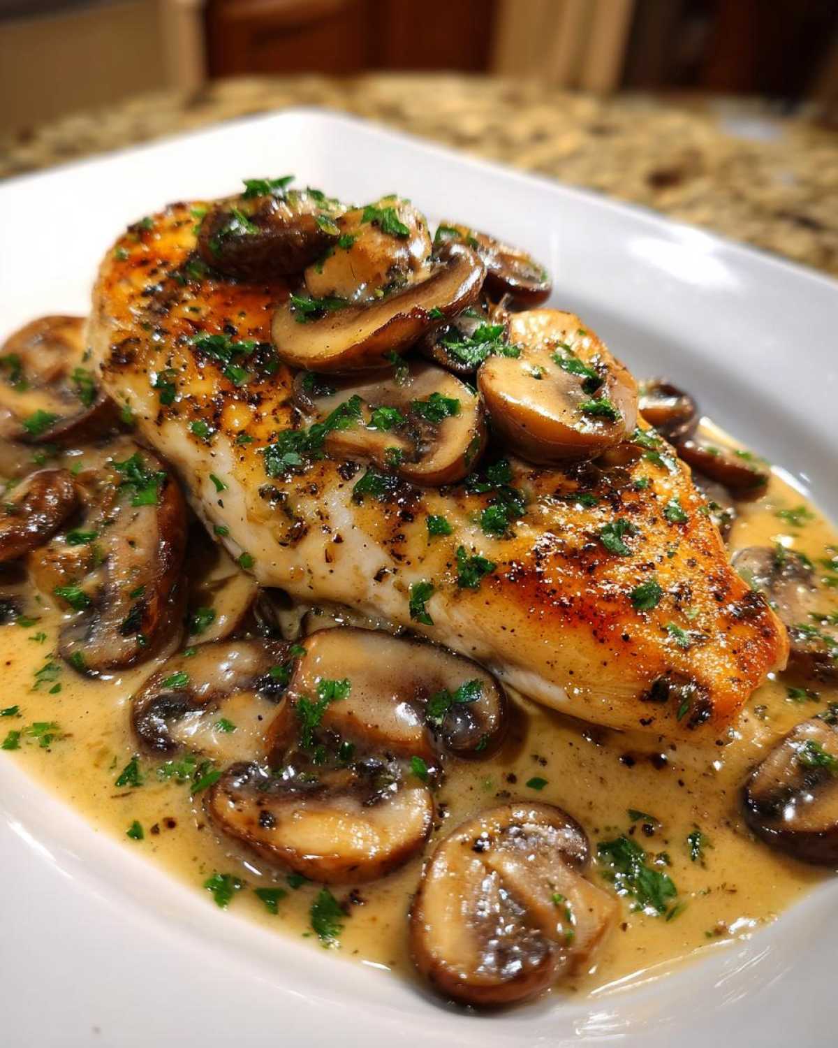 Creamy Garlic Mushroom Chicken - detail 3