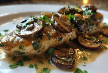 Creamy Garlic Mushroom Chicken