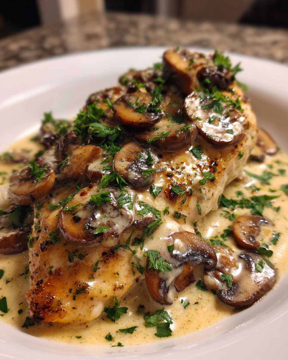 Creamy Garlic Mushroom Chicken - detail 4